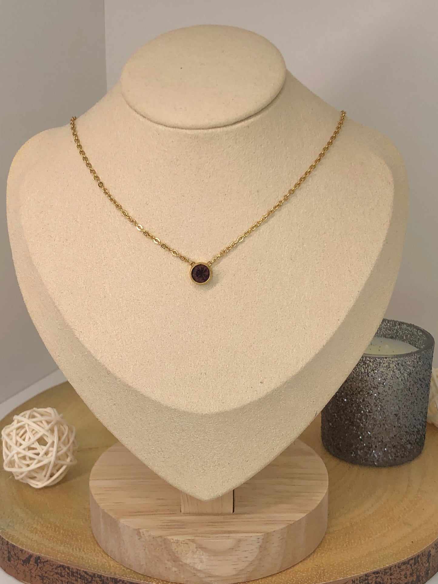 Collier doré Mariah #115