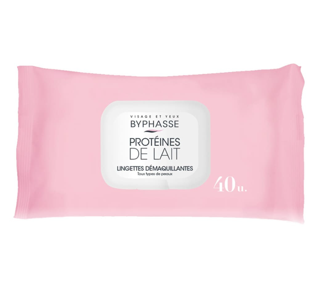 Lingettes Démaquillantes aux Protéines de Lait