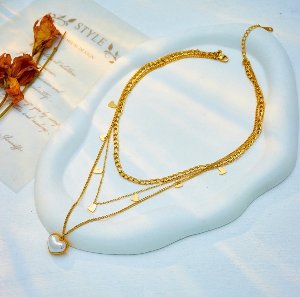 Collier Rose #154