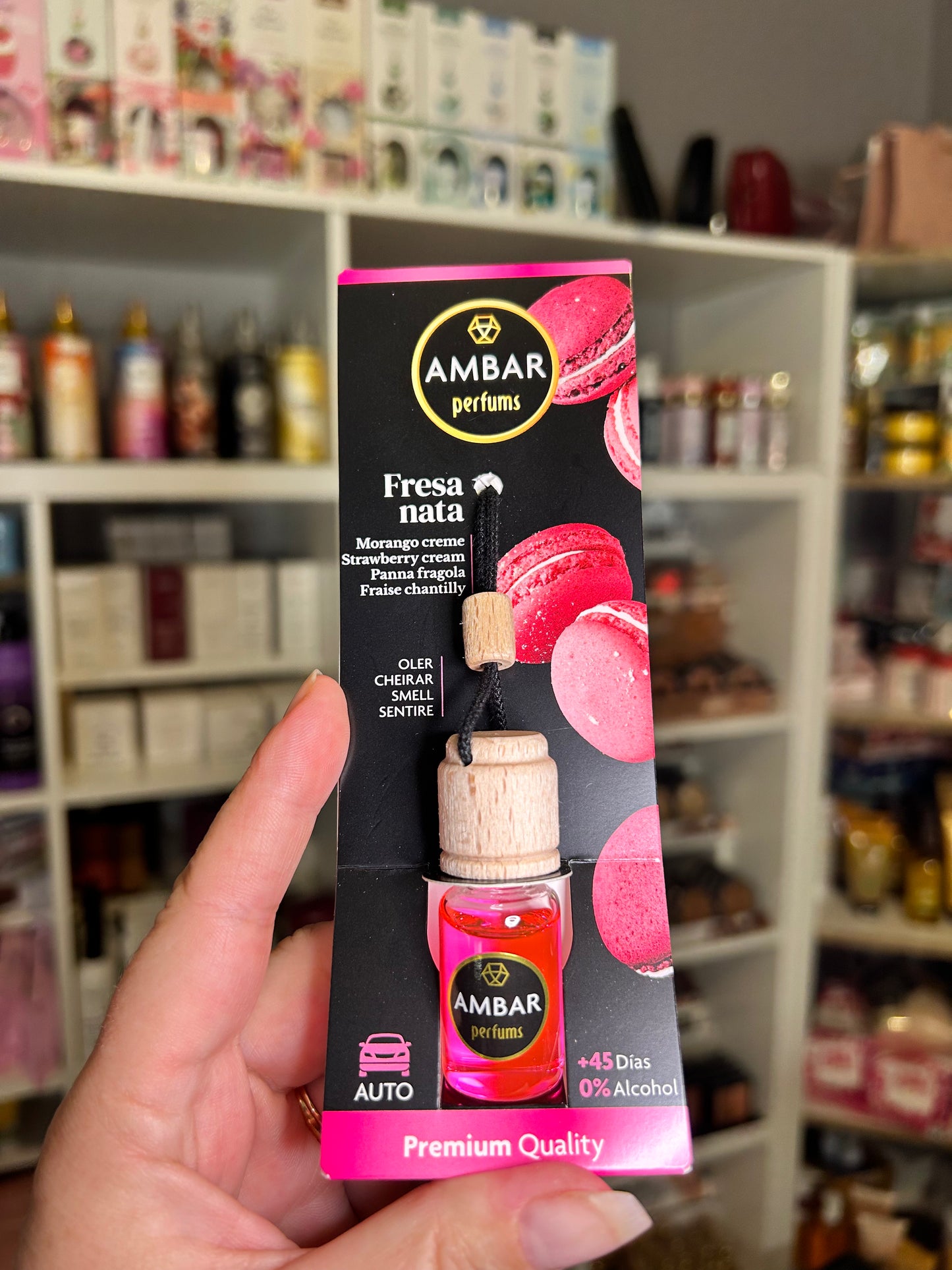 Désodorisant Diffuseur de Parfum Voiture - Ambar