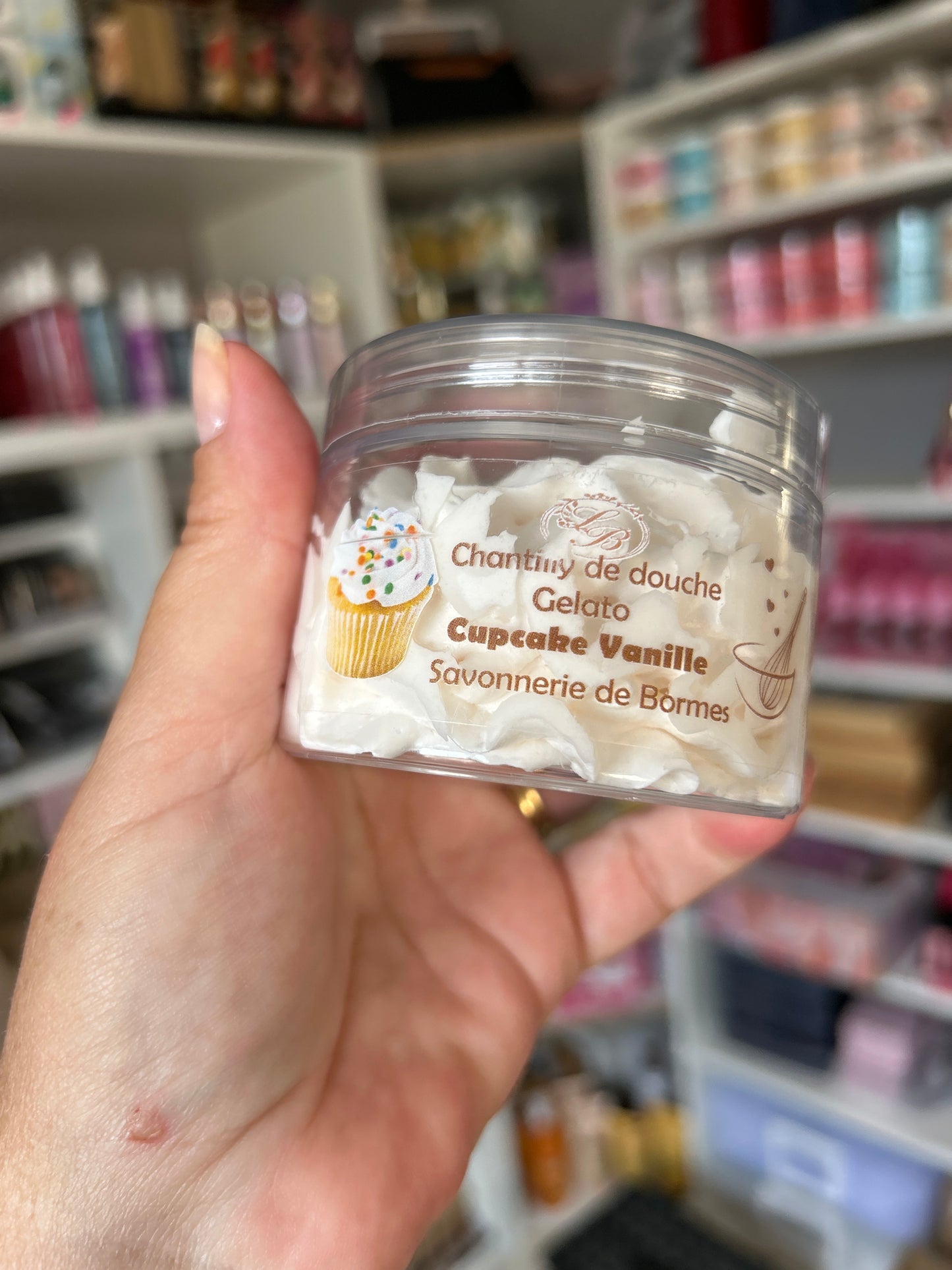 Chantilly de douche et bain "savonnerie de bormes"