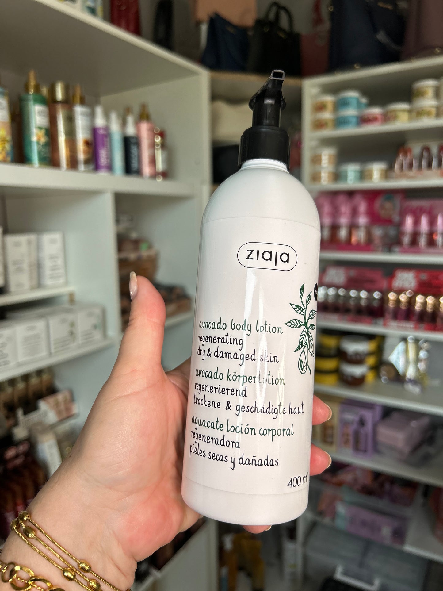 Lait pour le corps réparateur à l’avocat