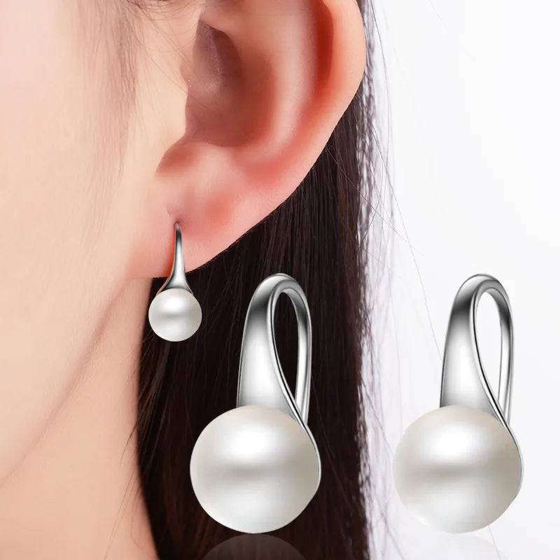 Boucles d'oreilles perle #82