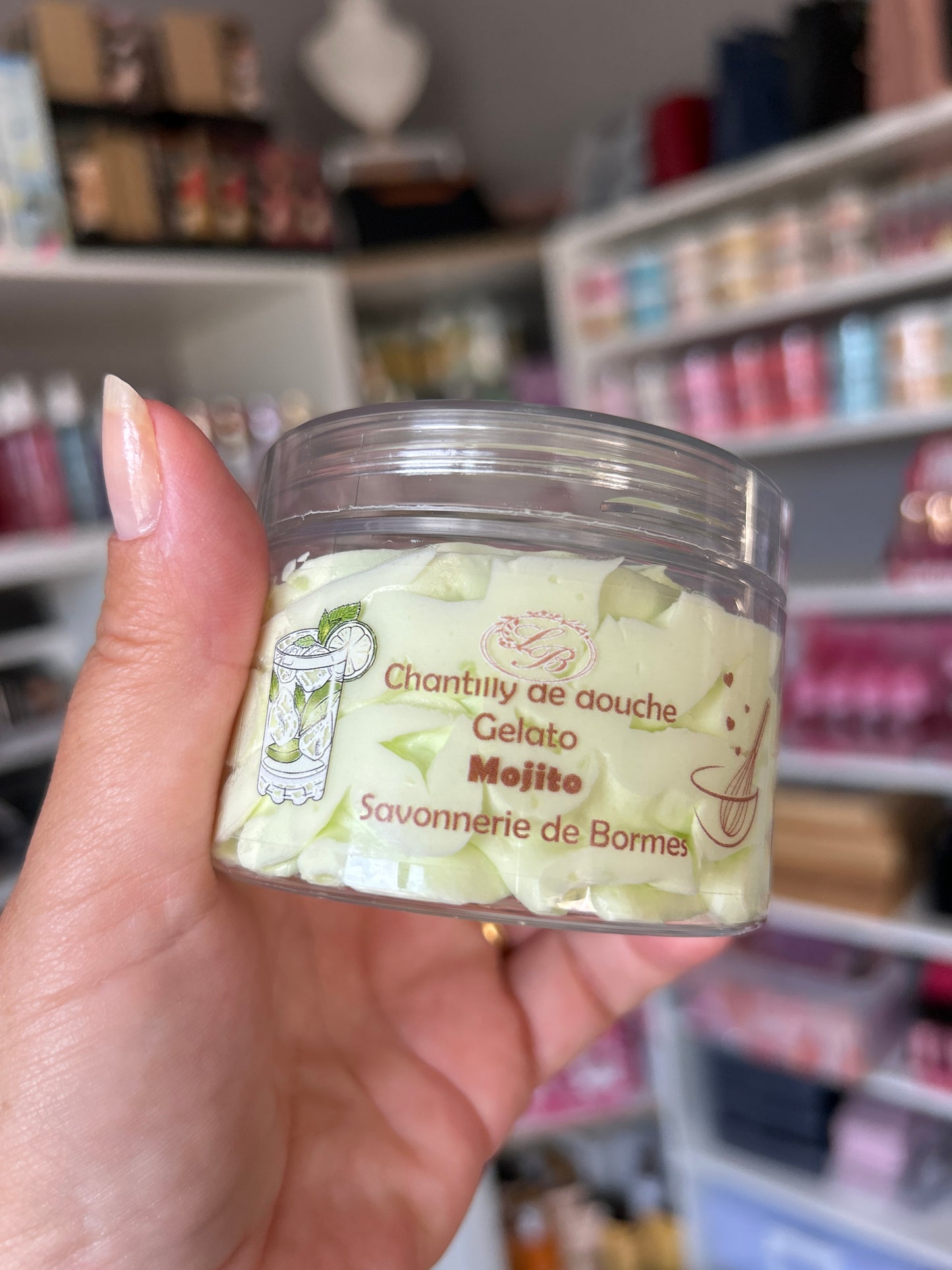 Chantilly de douche et bain "savonnerie de bormes"