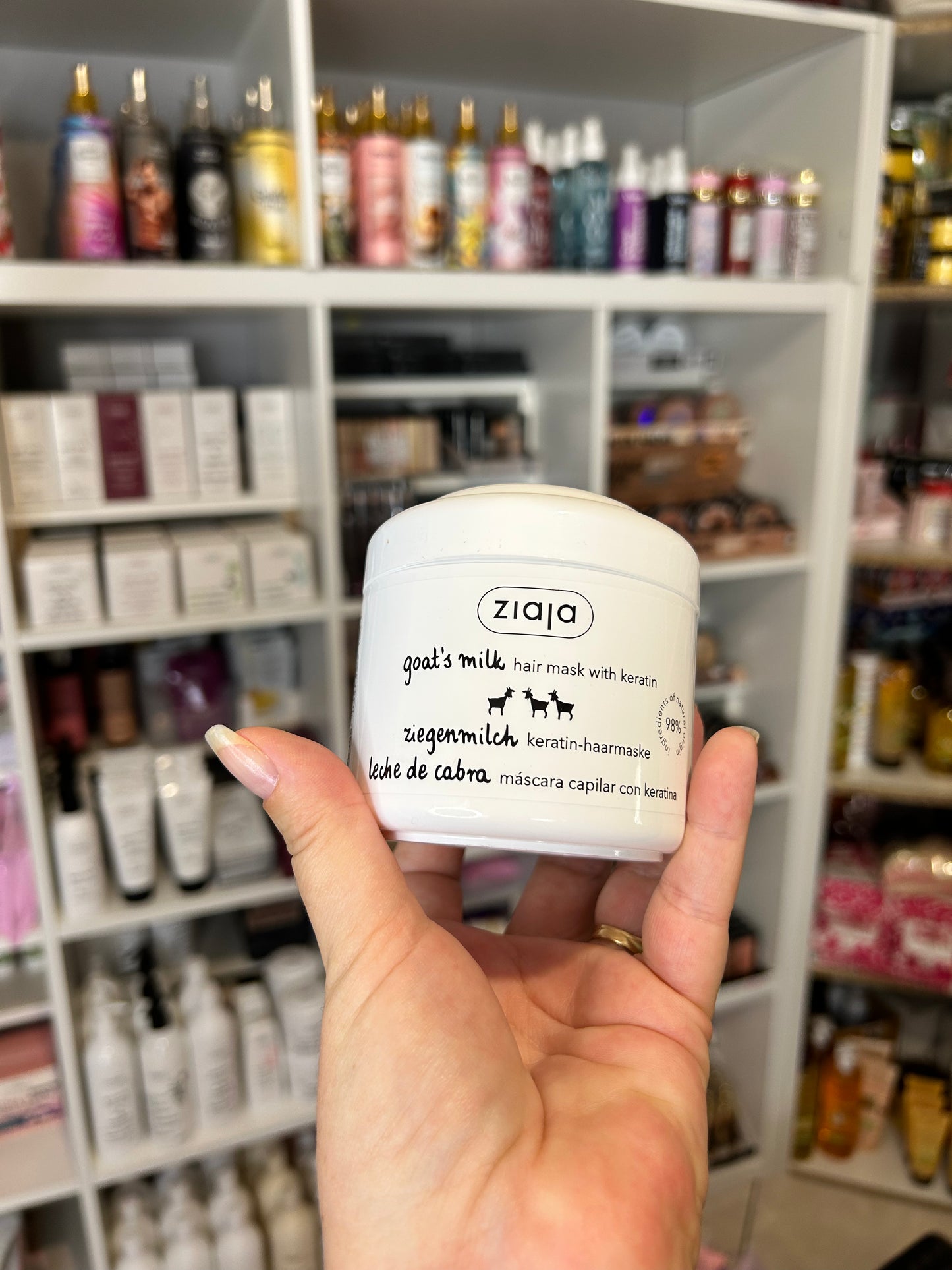 Masque Revitalisant Cheveux à La Kératine et au Lait de Chèvre - Ziaja