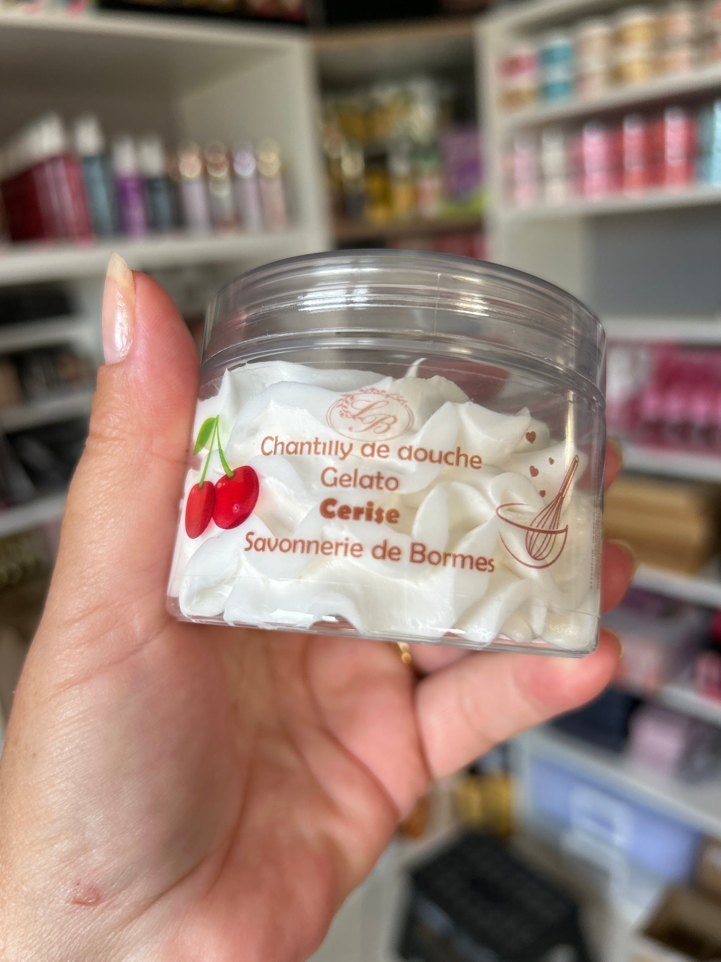 Chantilly de douche et bain "savonnerie de bormes"