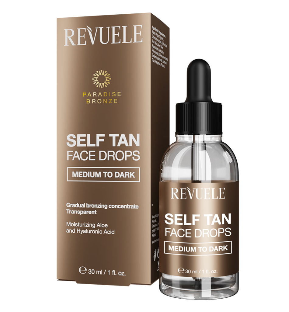 Gouttes Autobronzantes pour Visage - Hâle Doré