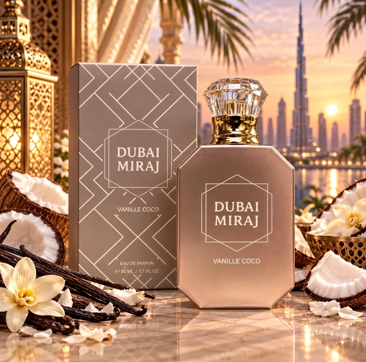 Eau de Parfum 50ML Vanille Coco - Dubai Miraj