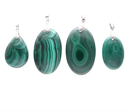 PENDENTIF MALACHITE