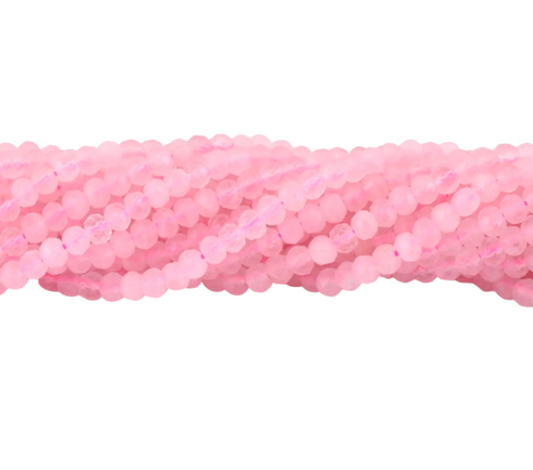 Bracelet FACETTÉES  QUARTZ ROSE