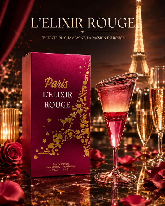 Champagne L’Élixir Rouge – Eau de Parfum Femme 100 ml – Fragrance Couture