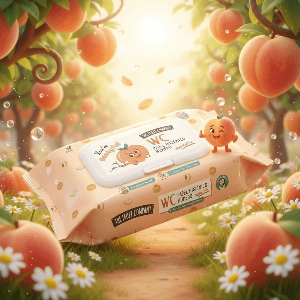 Papier Hygiénique Parfum Pêche - The Fruit Company