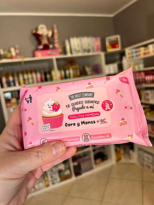 LINGETTES MULTI-USAGE PARFUM FRAISE CHANTILLY - THE FRUIT COMPANY