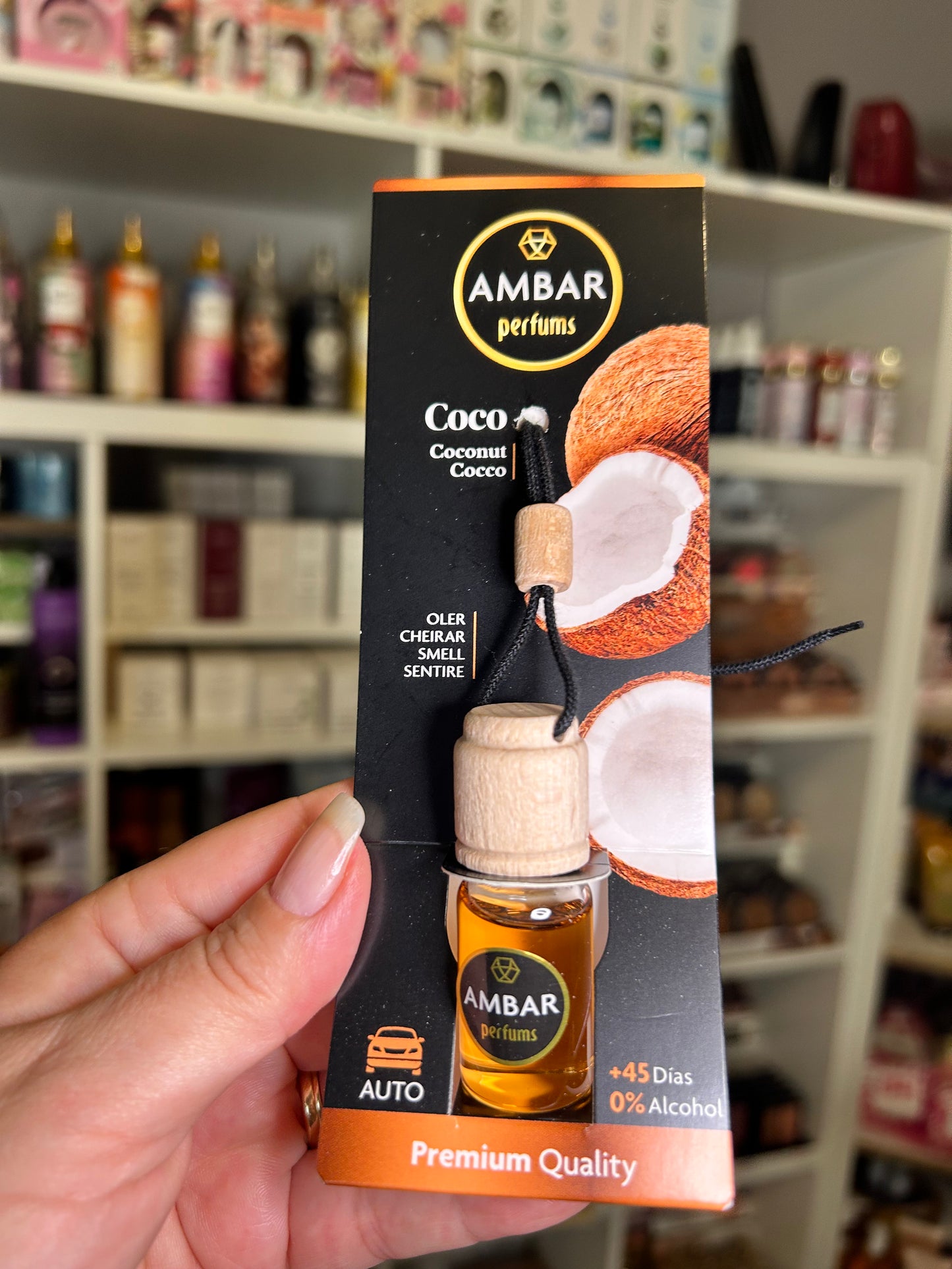 Désodorisant Diffuseur de Parfum Voiture - Ambar