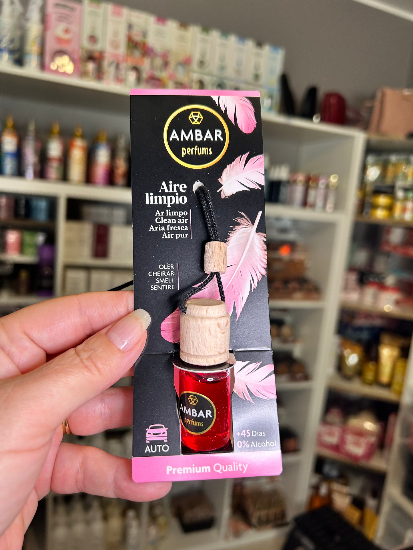 Désodorisant Diffuseur de Parfum Voiture - Ambar