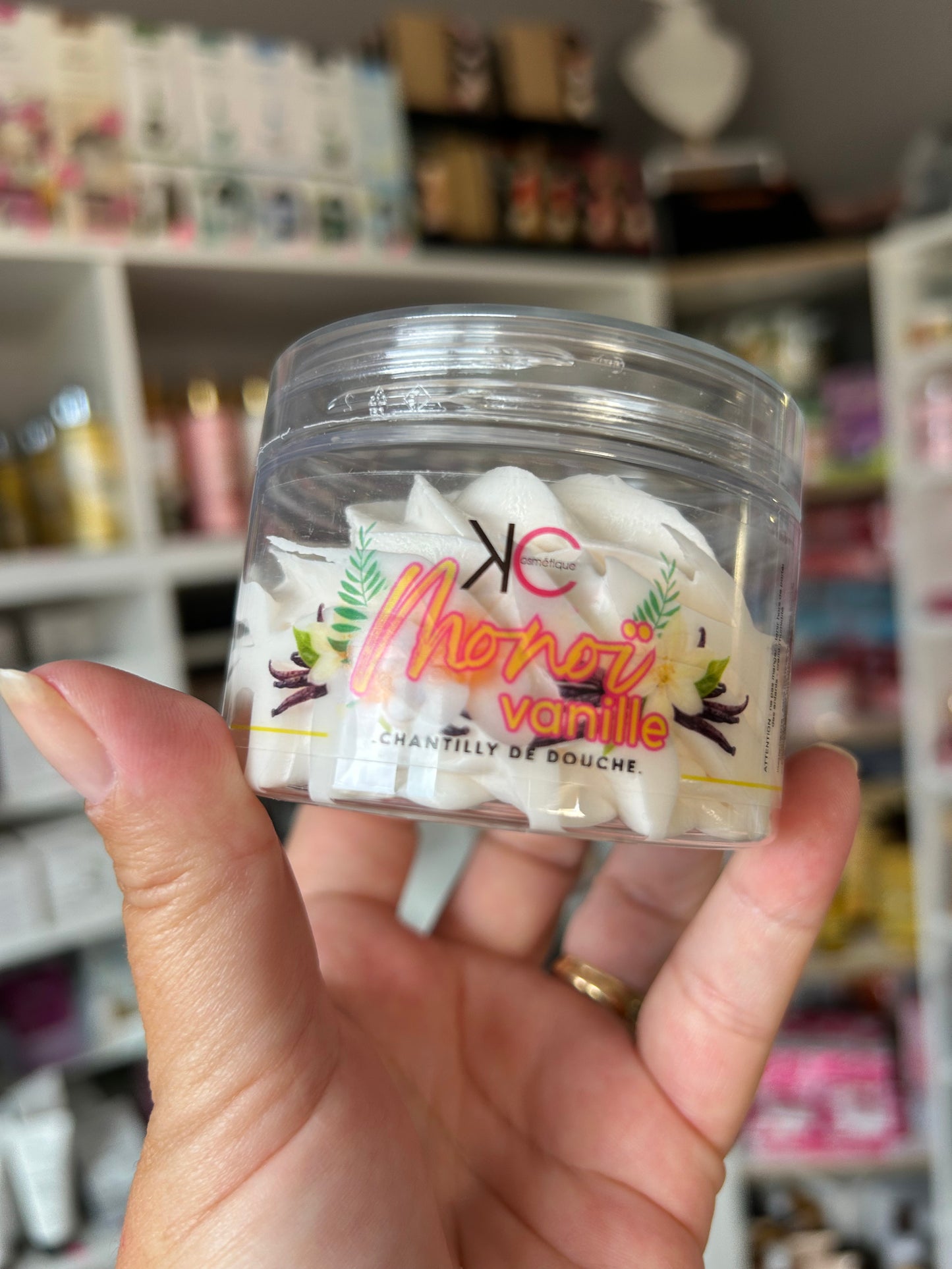 Chantilly de douche et bain "kcosmetiques"