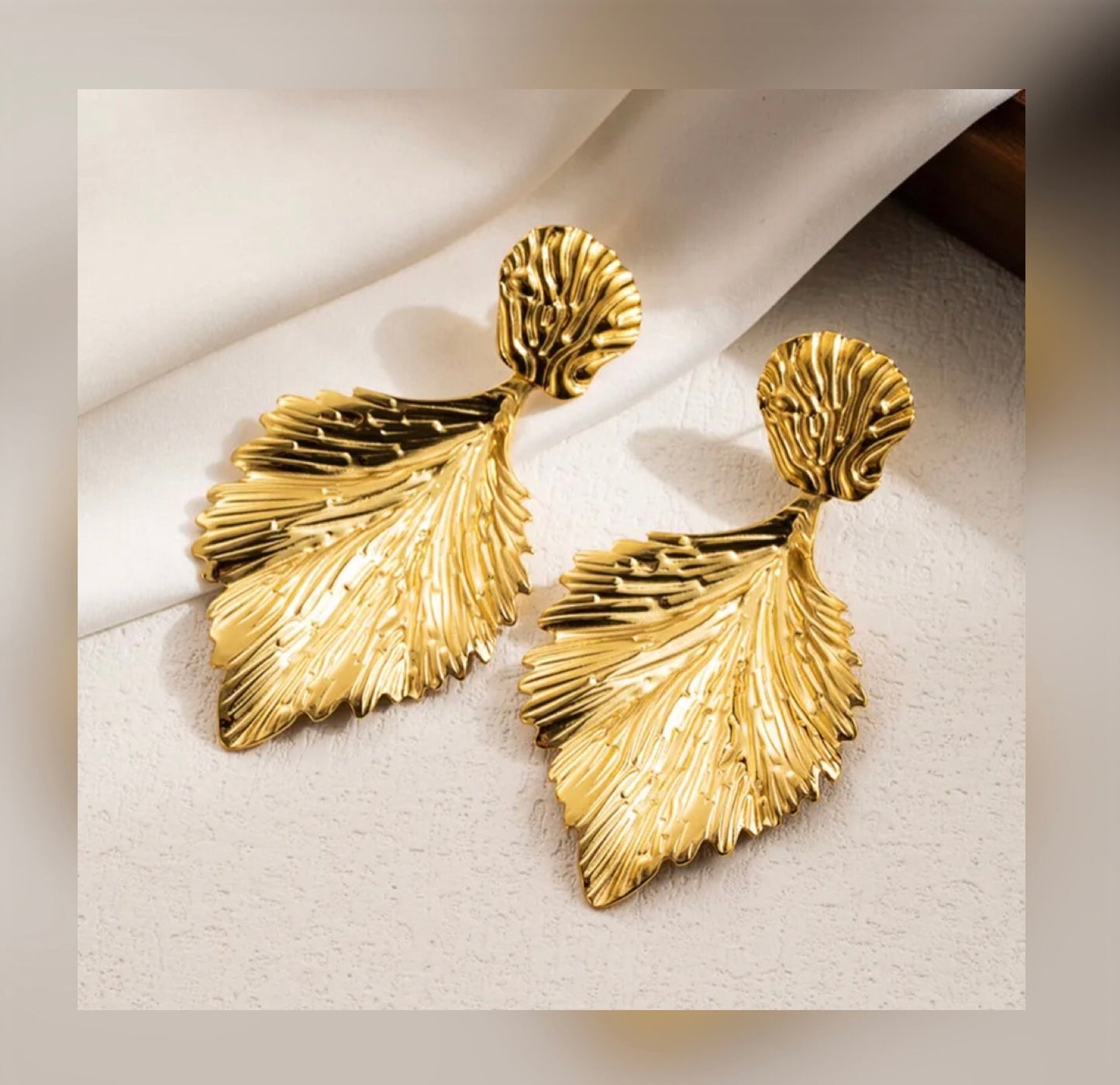 Boucles D'oreilles Feuille #42